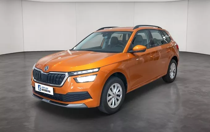 SKODA KAMIQ 1.5 TSI 150 ch DSG7 Ambition extérieur trois quart avant gauche 946534
