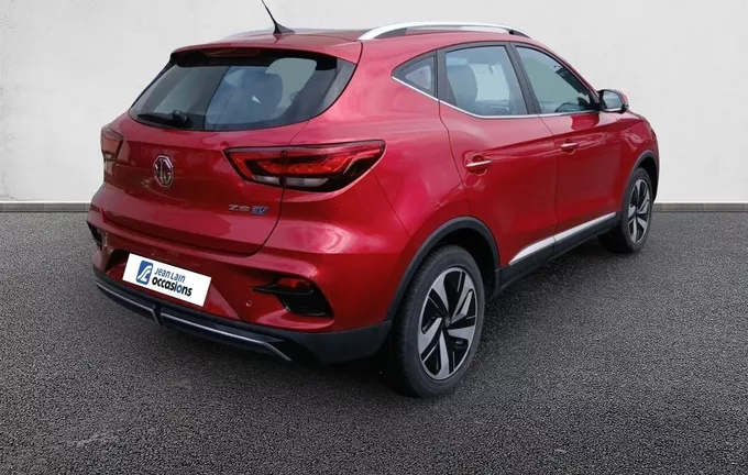 MG ZS EV Autonomie Etendue 70kWh - 115 kW 2WD Luxury extérieur trois quart arrière droit 600533