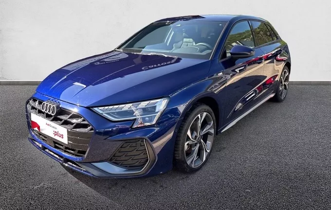 AUDI A3 Sportback TFSI Mild Hybrid 150 S tronic 7 S line extérieur trois quart avant gauche 2126875
