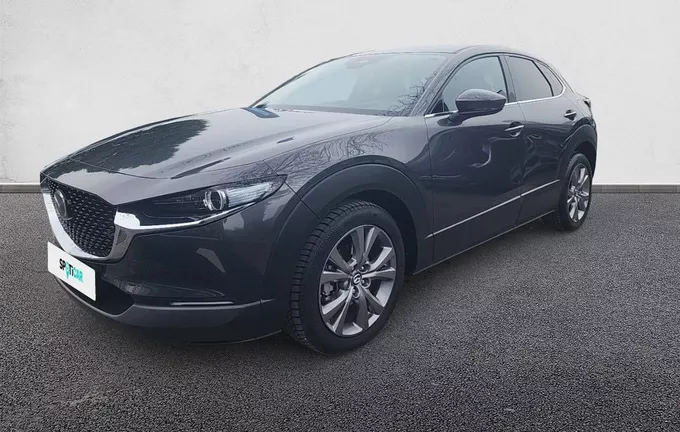 MAZDA CX-30 2.5L e-SKYACTIV G M Hybrid 140 ch 4x2 BVA6 Exclusive-Line extérieur trois quart avant gauche 944423