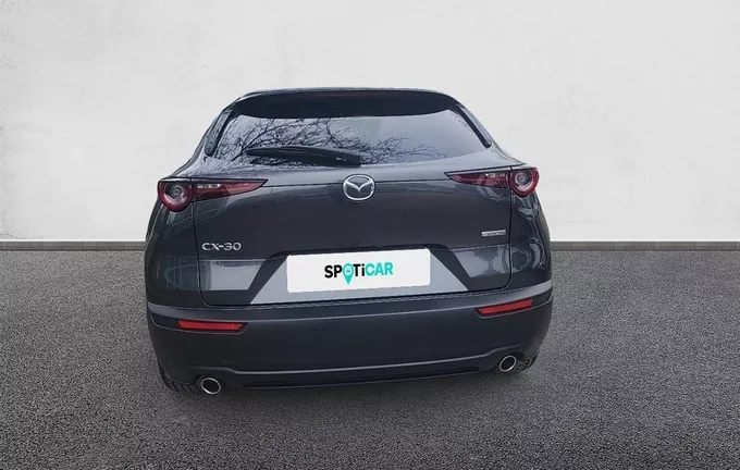 MAZDA CX-30 2.5L e-SKYACTIV G M Hybrid 140 ch 4x2 BVA6 Exclusive-Line extérieur trois quart arrière droit 944423