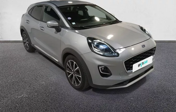 FORD PUMA 1.0 EcoBoost 125 ch mHEV S&S BVM6 Titanium extérieur trois quart avant droit 946075