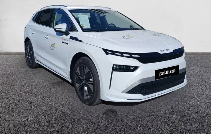 SKODA ENYAQ 85 Plus extérieur trois quart avant droit 4287