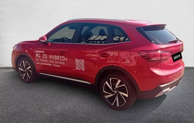 MG ZS 1.5 L Hybrid+ 197 ch Luxury extérieur trois quart arrière gauche 8709
