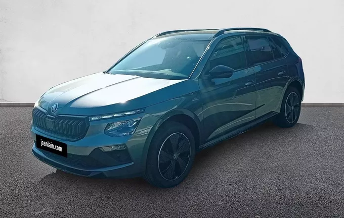 SKODA KAMIQ 1.0 TSI Evo 2 116 ch DSG7 Monte Carlo extérieur trois quart avant gauche 4257