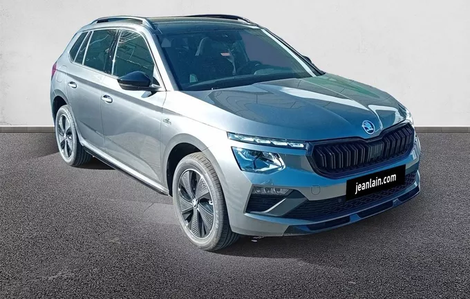 SKODA KAMIQ 1.0 TSI Evo 2 116 ch DSG7 Monte Carlo extérieur trois quart avant droit 4257
