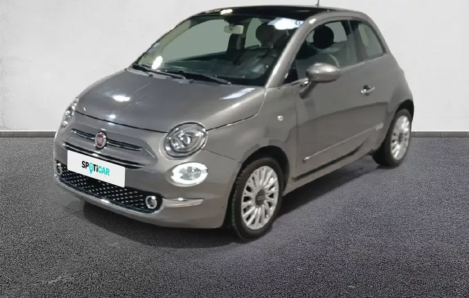 FIAT 500 1.2 69 ch Eco Pack Lounge extérieur trois quart avant gauche 2129586