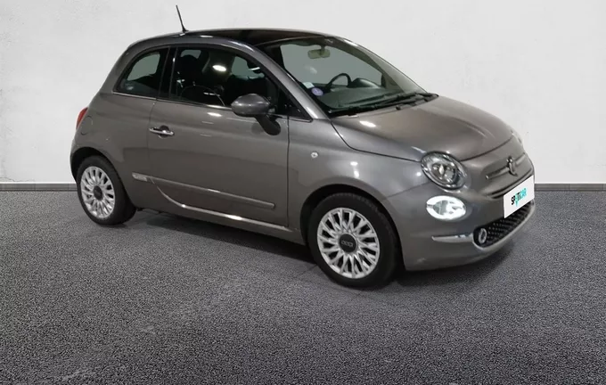 FIAT 500 1.2 69 ch Eco Pack Lounge extérieur trois quart avant droit 2129586