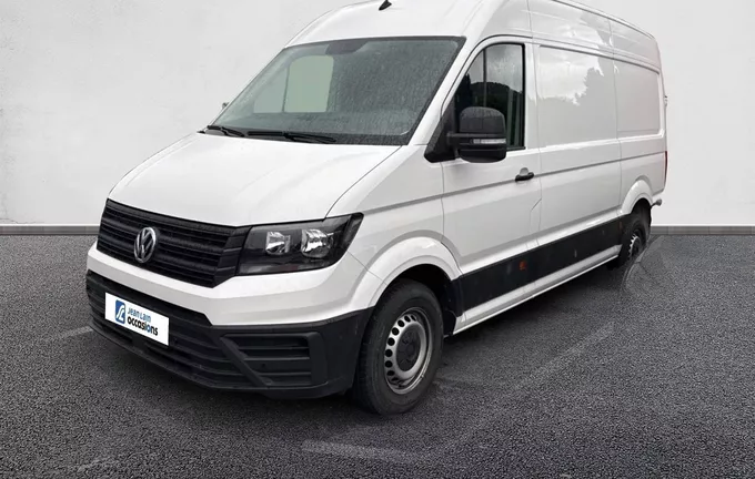 VOLKSWAGEN UTILITAIRES CRAFTER VAN 35 L3H3 2.0 TDI 140 CH BVA BUSINESS LINE extérieur trois quart avant gauche 106214