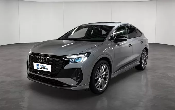 AUDI Q4 E-TRON Sportback 40 204 ch 82 kWh S line extérieur trois quart avant gauche 2132398