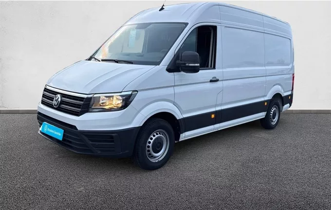 VOLKSWAGEN UTILITAIRES CRAFTER VAN 35 L3H3 2.0 TDI 140 CH BVA BUSINESS extérieur trois quart avant gauche 106198