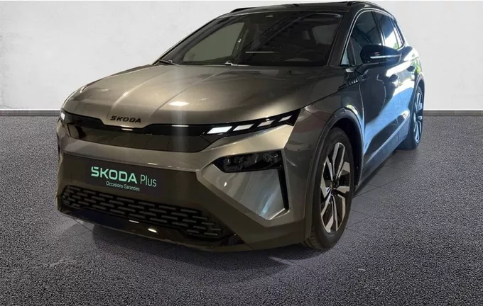 SKODA ELROQ 286 ch Batterie 85 Sportline extérieur trois quart avant gauche 2128945