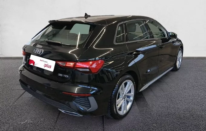 AUDI A3 Sportback 35 TDI 150 S tronic 7 extérieur trois quart arrière droit 2128978