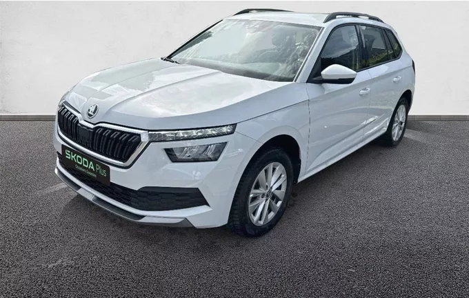 SKODA KAMIQ 1.0 TSI Evo 110 ch DSG7 Ambition extérieur trois quart avant gauche 2130503