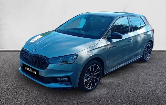 SKODA FABIA 1.0 TSI 116 ch EVO 2 DSG7 Monte-Carlo extérieur trois quart avant gauche 4937