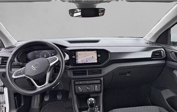 VOLKSWAGEN T-CROSS 1.0 TSI 95 Start/Stop BVM5 Life Plus extérieur trois quart avant droit 2125950