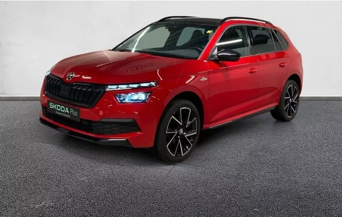 SKODA KAMIQ 1.5 TSI 150 ch DSG7 Monte-Carlo extérieur trois quart avant gauche 2125919