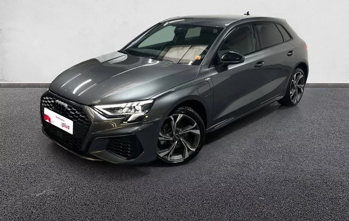AUDI A3 Sportback 40 TFSIe 204 S tronic 6 S Line extérieur trois quart avant gauche 2129629