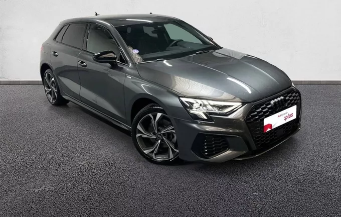 AUDI A3 Sportback 40 TFSIe 204 S tronic 6 S Line extérieur trois quart avant droit 2129629