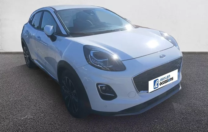 FORD PUMA 1.0 Flexifuel 125 ch mHEV S&S BVM6 Titanium X extérieur trois quart avant droit 2129950