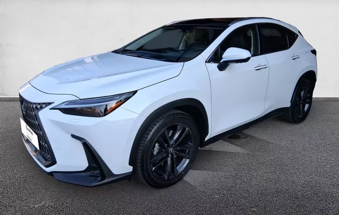 LEXUS NX 450h+ 4WD Hybride Rechargeable Luxe Plus extérieur trois quart avant gauche 74833