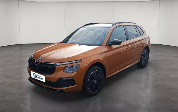 SKODA KAMIQ 1.0 TSI Evo 2 116 ch DSG7 Monte Carlo extérieur trois quart avant gauche 2132095