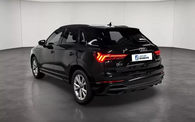 AUDI Q3 45 TFSIe 245 ch S tronic 6 S line extérieur trois quart arrière gauche 2132315