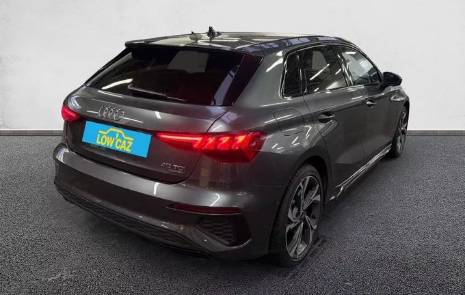 AUDI A3 Sportback 40 TDI 200 S tronic 7 Quattro S Line extérieur trois quart arrière droit 212687