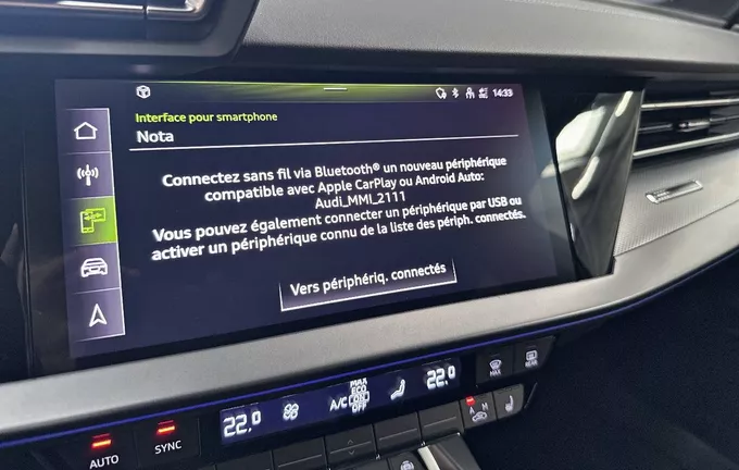 AUDI A3 Berline TFSI Mild Hybrid 150 S tronic 7 S line photo 19 2132542