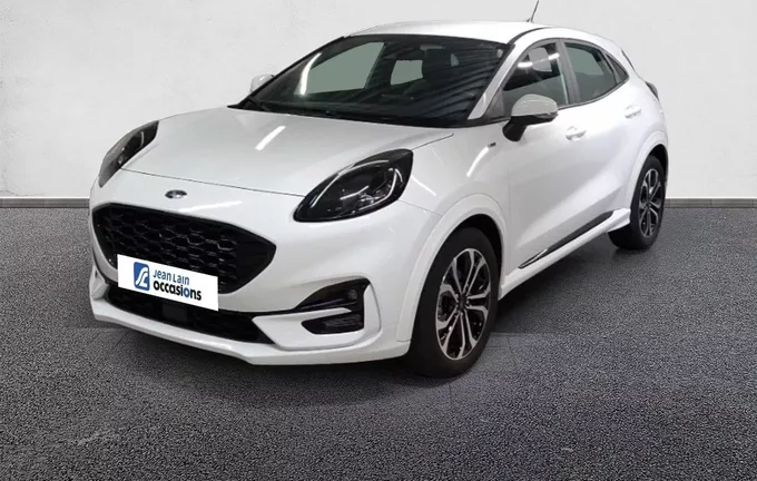 FORD PUMA 1.0 Flexifuel 125 ch mHEV S&S BVM6 ST-Line extérieur trois quart avant gauche 2130887