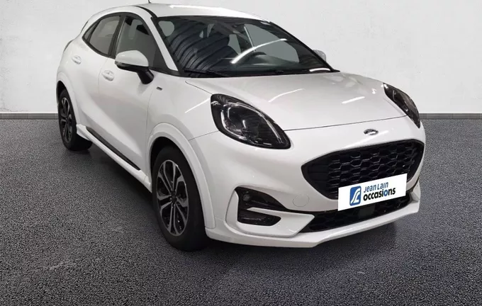 FORD PUMA 1.0 Flexifuel 125 ch mHEV S&S BVM6 ST-Line extérieur trois quart avant droit 2130887