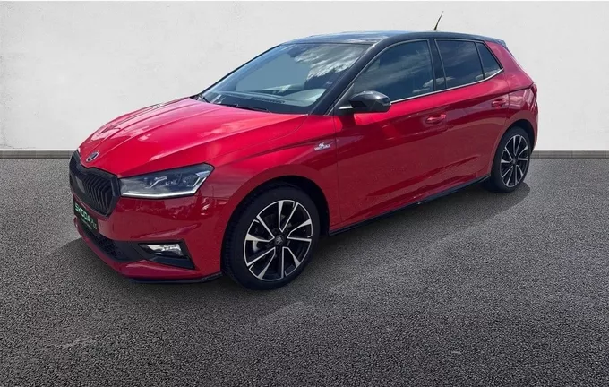 SKODA FABIA 1.0 TSI 116 ch EVO 2 DSG7 Monte-Carlo extérieur trois quart avant gauche 2128561