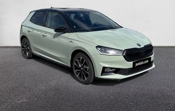 SKODA FABIA 1.0 TSI 116 ch EVO 2 DSG7 Monte-Carlo extérieur trois quart avant droit 4375