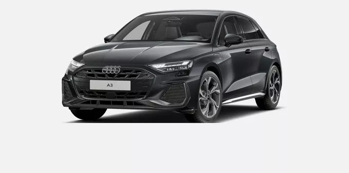 AUDI A3 Sportback TFSI e Hybride rechargeable 204 S tronic 6 S line extérieur avant 8965