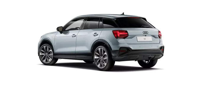 AUDI Q2 35 TFSI 150 S tronic 7 S line Plus extérieur trois quart arrière droit 5467