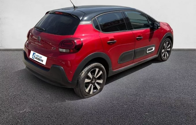 CITROEN C3 PureTech 110 S&S EAT6 Shine extérieur trois quart arrière droit 2130575