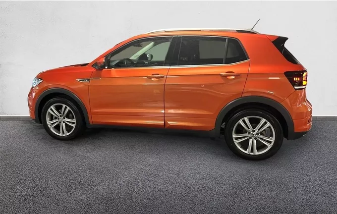 VOLKSWAGEN T-CROSS 1.0 TSI 110 Start/Stop BVM6 R-Line Tech extérieur trois quart arrière gauche 2129017