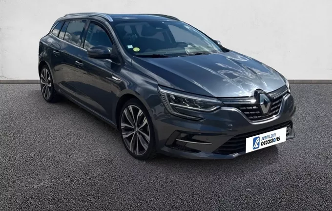 RENAULT MEGANE Mégane IV Estate Blue dCi 115 Intens extérieur trois quart avant droit 2129621