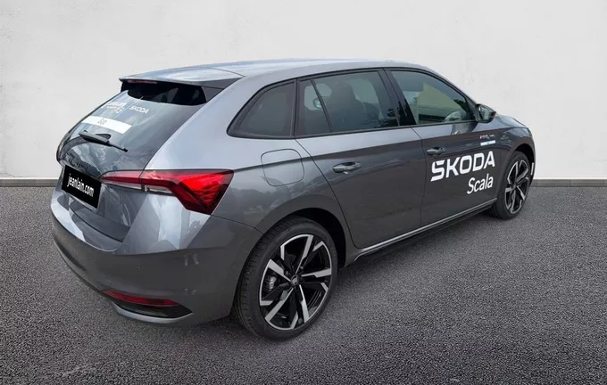 SKODA SCALA 1.0 TSI Evo 2 116 ch DSG7 Monte-Carlo extérieur trois quart arrière droit 9574