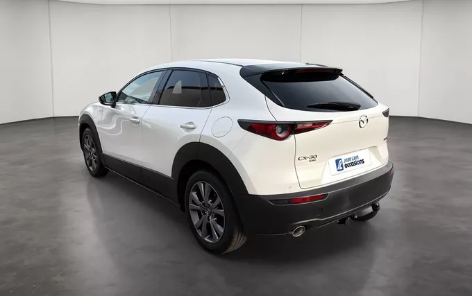 MAZDA CX-30 2.0L SKYACTIV-X M Hybrid 180 ch 4x4 BVA6 Exclusive extérieur trois quart arrière gauche 213654