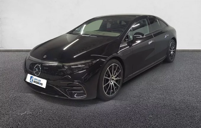 MERCEDES EQS 450+ AMG Line extérieur trois quart avant gauche 2114276