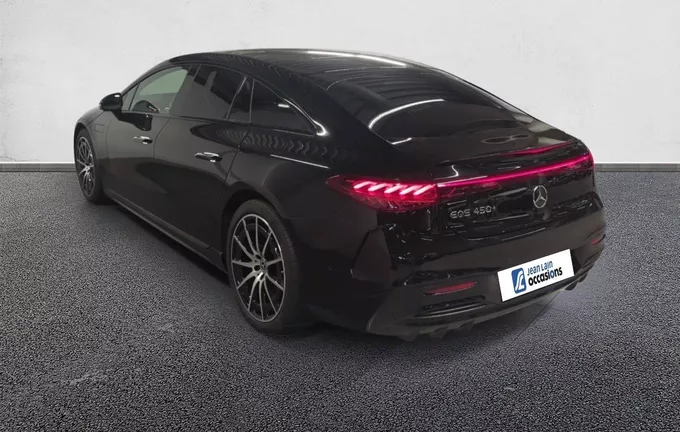 MERCEDES EQS 450+ AMG Line extérieur trois quart arrière gauche 2114276