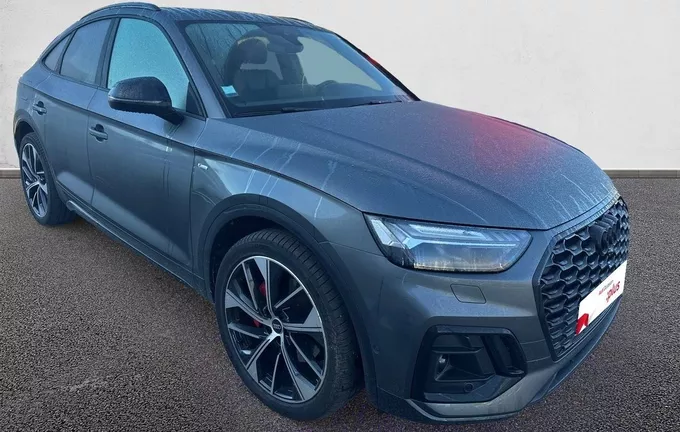 AUDI Q5 Sportback 55 TFSIe 367 S tronic 7 Quattro S line extérieur trois quart avant droit 2121547