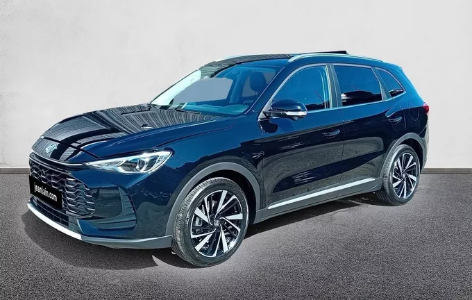 MG ZS 1.5 L Hybrid+ 197 ch Luxury extérieur trois quart avant gauche 7730