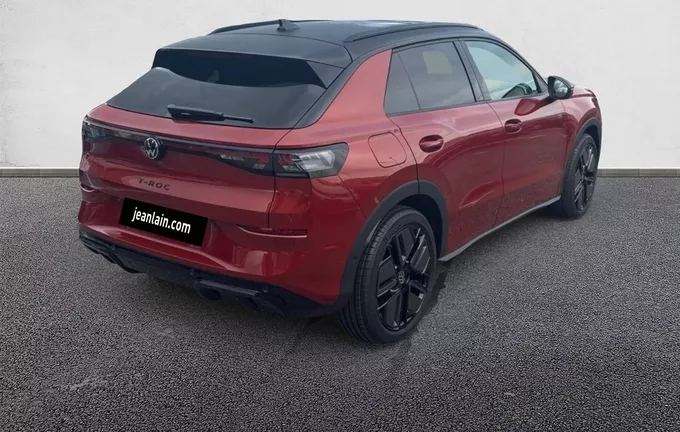 VOLKSWAGEN T-ROC 1.5 eTSI EVO2 Hybrid 150 ch DSG7 R-Line extérieur trois quart arrière droit 5526