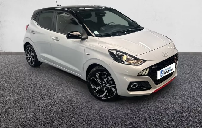 HYUNDAI I10 1.0 T-GDI 100 N Line extérieur trois quart avant droit 13859
