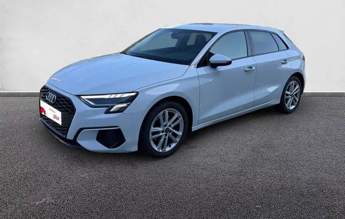 AUDI A3 Sportback 40 TDI 200 S tronic 7 Quattro Design Luxe extérieur trois quart avant gauche 2129220