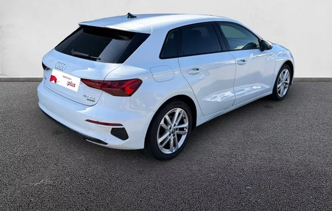 AUDI A3 Sportback 40 TDI 200 S tronic 7 Quattro Design Luxe extérieur trois quart arrière droit 2129220