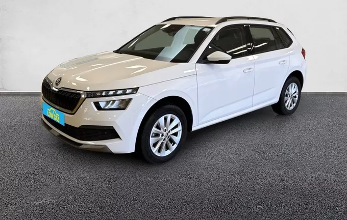 SKODA KAMIQ 1.0 TSI Evo 110 ch DSG7 Ambition extérieur trois quart avant gauche 213177