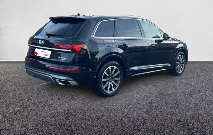 AUDI Q7 55 TFSI e 380 Tiptronic 8 Quattro S line extérieur trois quart arrière droit 2122880